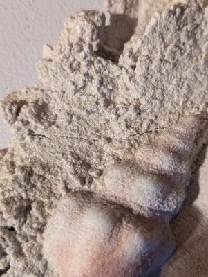 Vintage Custom Sand Art Wall Sculpture Of A Woman's Face
