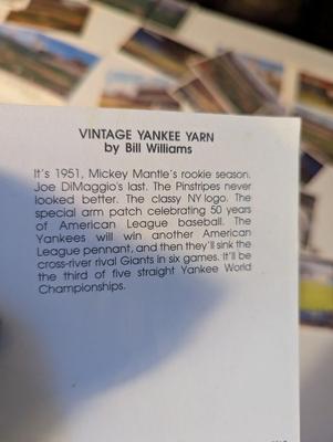 Signed Andy Jurinko Pamphlet Advertising Lithograph Cards Of Baseball Stadiums Bill Williams - William Feldman