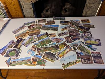 Signed Andy Jurinko Pamphlet Advertising Lithograph Cards Of Baseball Stadiums Bill Williams - William Feldman