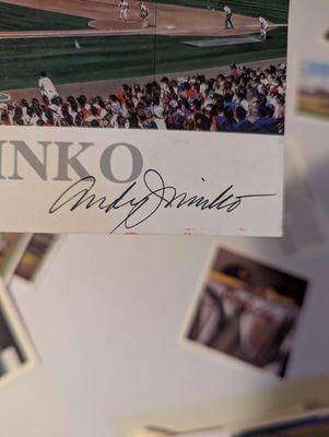 Signed Andy Jurinko Pamphlet Advertising Lithograph Cards Of Baseball Stadiums Bill Williams - William Feldman