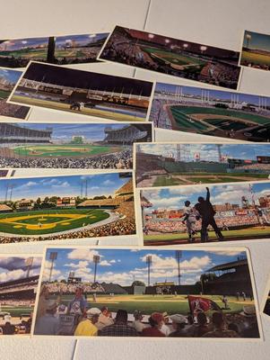 Advertising Lithograph Cards Of Baseball Stadiums Bill Goff - Bill Purdom - William Feldmon Andy Jurinko Lot 2