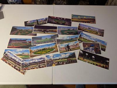 Advertising Lithograph Cards Of Baseball Stadiums Bill Goff - Bill Purdom - William Feldmon Andy Jurinko Lot 2