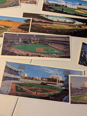 Advertising Lithograph Cards Of Baseball Stadiums Bill Goff - Edward Kasper - Bill Purdom Lot 3