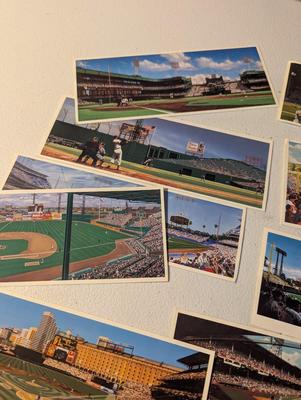 Advertising Lithograph Cards Of Baseball Stadiums Bill Goff - Edward Kasper - Bill Purdom Lot 3