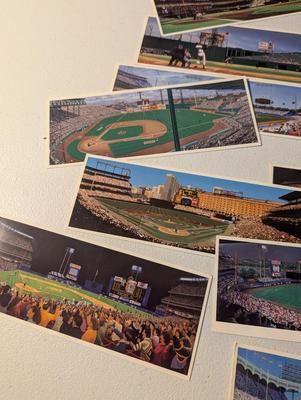 Advertising Lithograph Cards Of Baseball Stadiums Bill Goff - Edward Kasper - Bill Purdom Lot 3