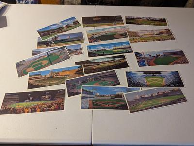 Advertising Lithograph Cards Of Baseball Stadiums Bill Goff - Edward Kasper - Bill Purdom Lot 3