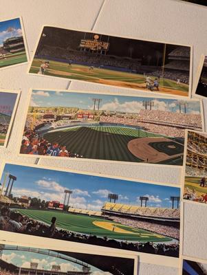 Advertising Lithograph Cards Of Baseball Stadiums Bill Goff - Edward Kasper - Bill Purdom Lot 3