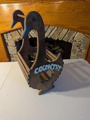 Wooden Duck Basket