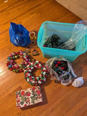 Assorted Holiday Decorations