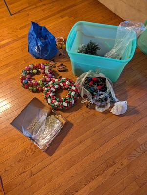 Assorted Holiday Decorations
