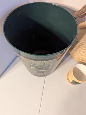 Stuffed Duck Trashcan & Toothbrush/Pencil Holder