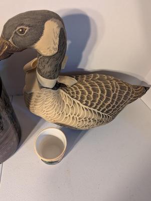 Stuffed Duck Trashcan & Toothbrush/Pencil Holder