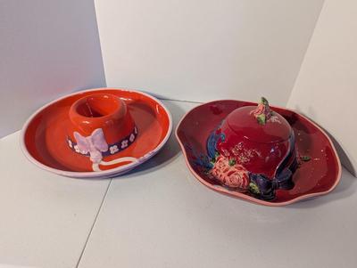 Red Hat Dip & Chip Bowls