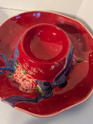 Red Hat Dip & Chip Bowls