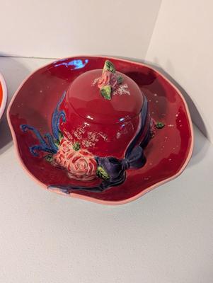 Red Hat Dip & Chip Bowls