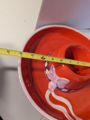 Red Hat Dip & Chip Bowls