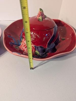 Red Hat Dip & Chip Bowls