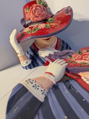 Red Hat Cookie Jar & Platter