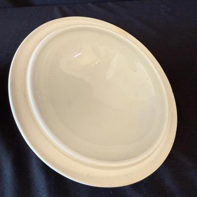 Porcelain Ginger Jar with Foo Dog Finial (K-HS)