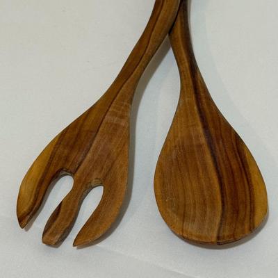 Wood Cutting Boards, Serving Tray, & Utensils (E-HS)