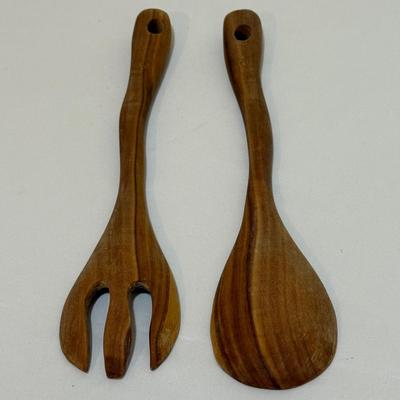 Wood Cutting Boards, Serving Tray, & Utensils (E-HS)