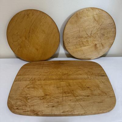 Wood Cutting Boards, Serving Tray, & Utensils (E-HS)