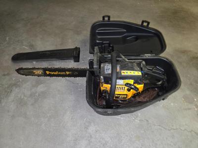 Poulan Pro Chainsaw – Model 466, 20" Bar with Case - PP4620 AVX Pro 46cc chainsaw