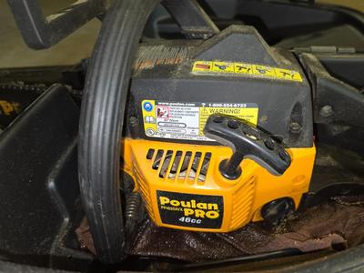 Poulan Pro Chainsaw – Model 466, 20" Bar with Case - PP4620 AVX Pro 46cc chainsaw