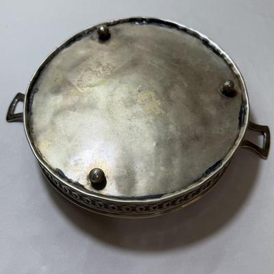 Spiral-Stemmed Rainbow Glasses with Silver Tray (K-HS)