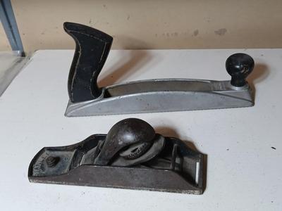 Vintage Stanley No. 130 Block Plane & Surform-Style Shaping Plane