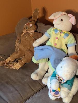 Assortment Of Stuffed Animals Peter Cotton Tail