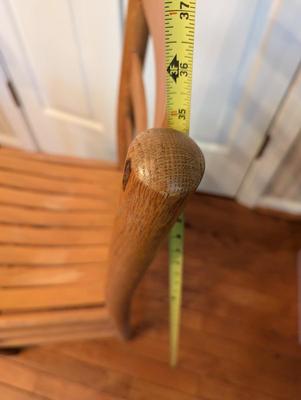 Vintage Wooden Ladderback Chair Slat Seat