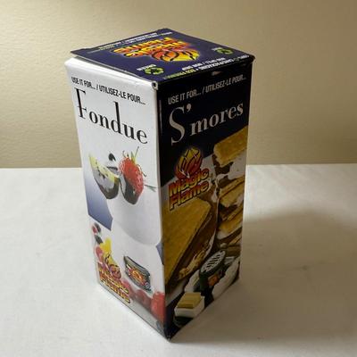 Chantal Cobalt Blue Fondue Set plus Cheese Knives & More (K-HS)