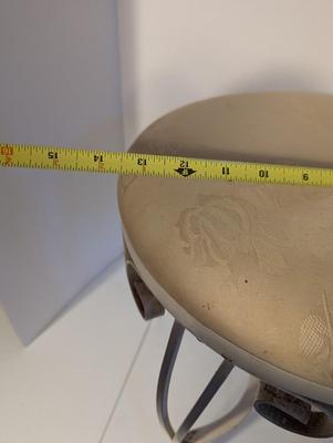 Wrought Iron Round Vanity Stool