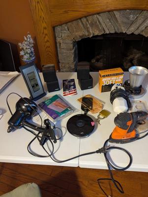 Array Of Electronic Devices Bose Speakers Mouse Sander Etc...