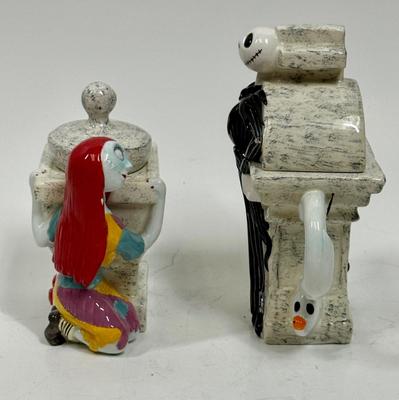 Sale Photo Thumbnail #297: Images of Sally, Jack, and Zero. A few spots where the color is chipped, but item is not damaged.  See photos for details. Approx. 6" tall.
