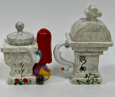 Sale Photo Thumbnail #300: Images of Sally, Jack, and Zero. A few spots where the color is chipped, but item is not damaged.  See photos for details. Approx. 6" tall.