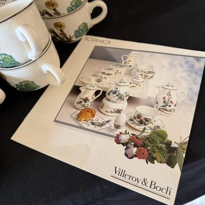 Large Villeroy & Boch ‘Botanica’ Dish Set plus Two ‘French Garden’ Bowls (LR-HS)