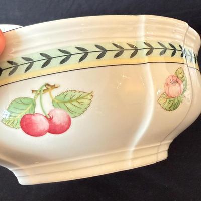 Large Villeroy & Boch ‘Botanica’ Dish Set plus Two ‘French Garden’ Bowls (LR-HS)