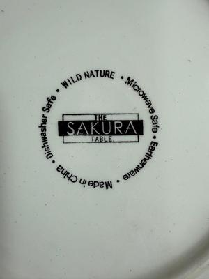 30pc Sakura “Wildlife” Dinnerware