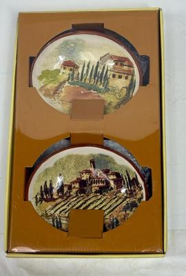 Sale Photo Thumbnail #356: Oval shaped, new in original box. Approx. 5" across. Made in Portugal.
