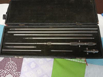 Vintage Starrett Inside Micrometer Set – USA Made in Original Case