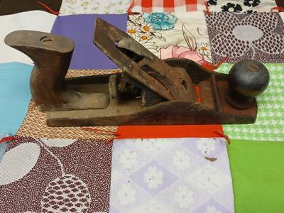 Vintage Wood & Cast Iron Bench Plane –