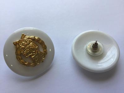 Gold Tone Crown Earrings