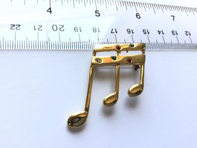 Music Note Brooch