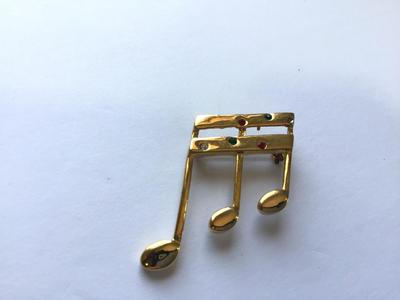 Music Note Brooch