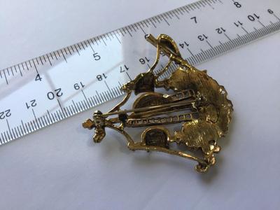 Galleon Ship Brooch Vintage