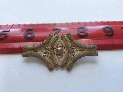 Vintage Filagree Silver Mexico Brooch