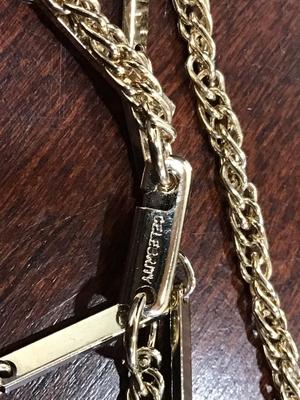 Celebrity Vintage Gold Double Strand Necklace