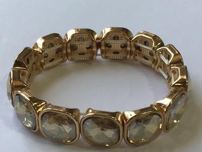 Glass Crystal Style Square Bracelet